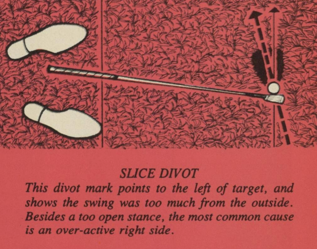 example of a divot